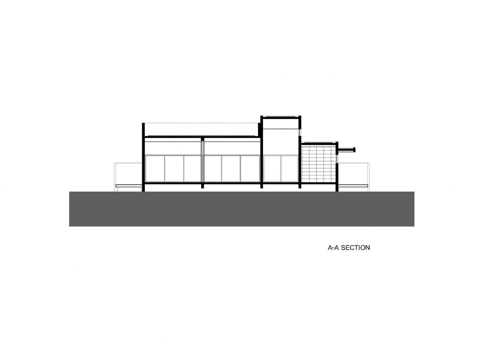 Section. Phutthamonthon-Y House by Archimontage Design Fields Sophisticated.