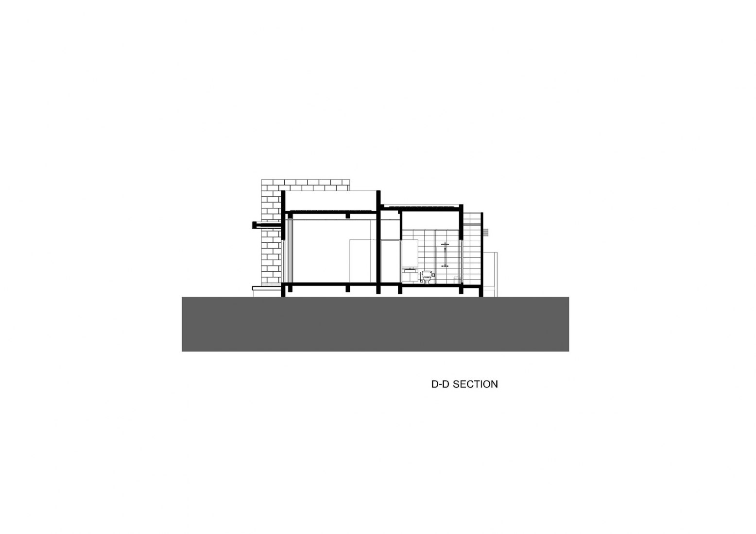 Section. Phutthamonthon-Y House by Archimontage Design Fields Sophisticated.