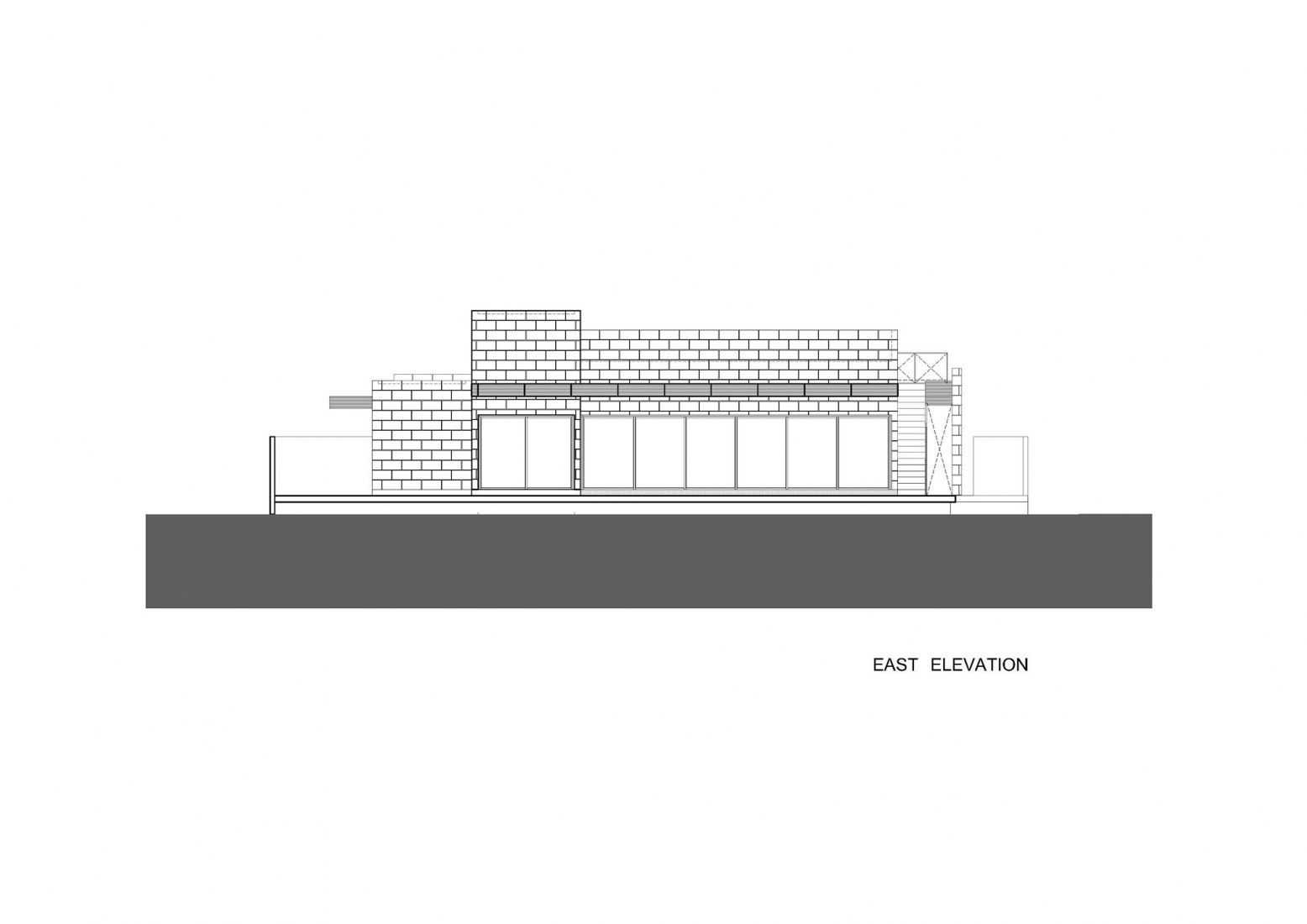 East elevation. Phutthamonthon-Y House by Archimontage Design Fields Sophisticated.