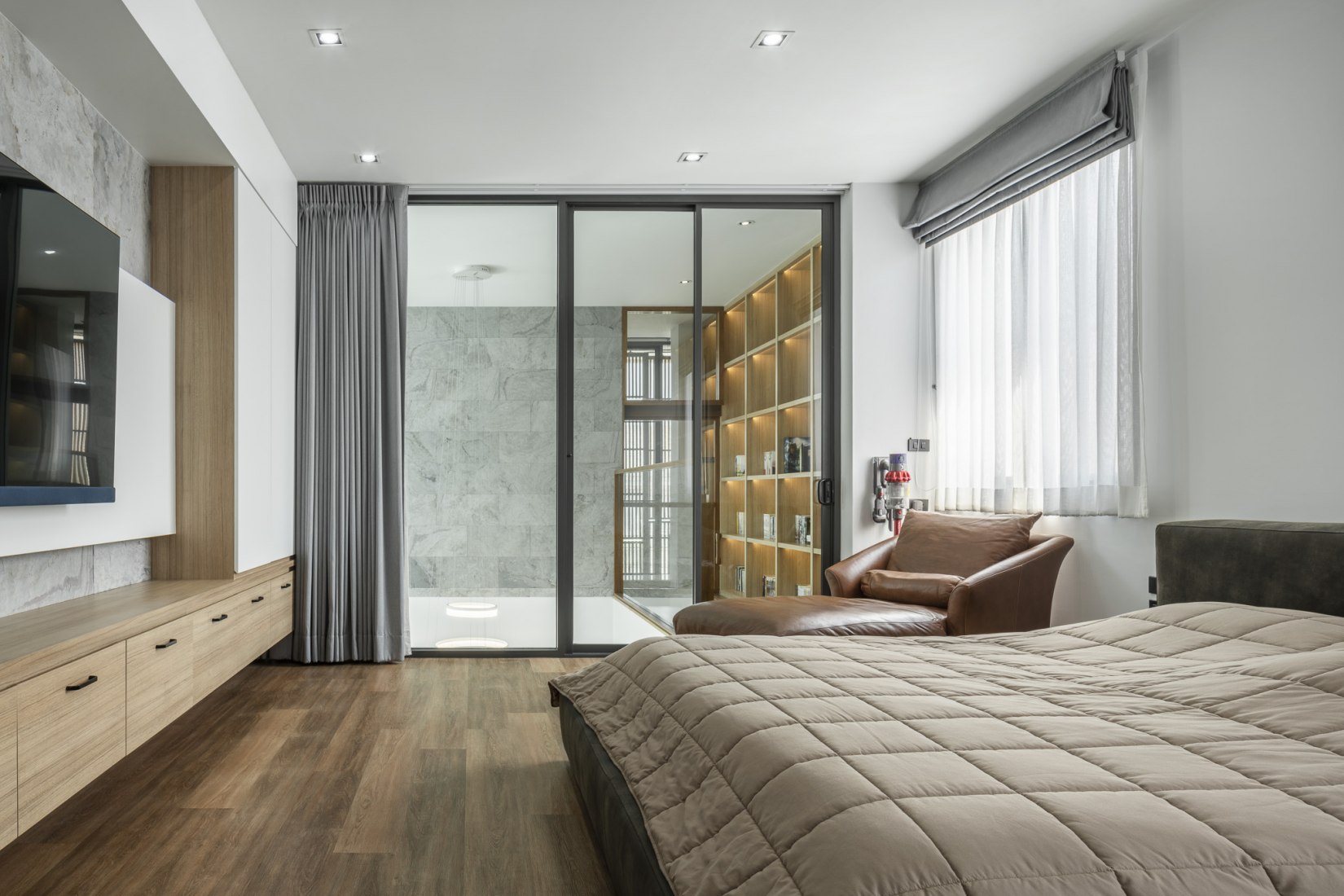 Casa Bangkae por Archimontage. Fotografía por Chalermwat Wongchompoo | Sofography