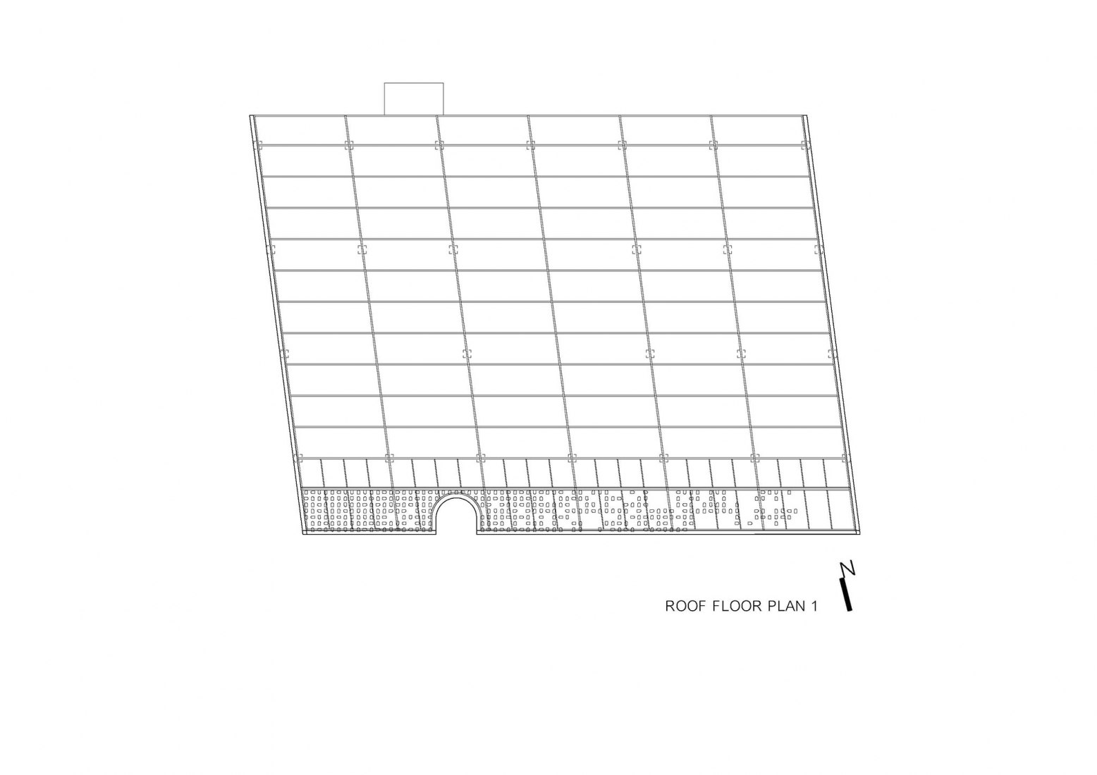 Roof floor plan. Vibhavadi Office by Archimontage Design Fields Sophisticated.