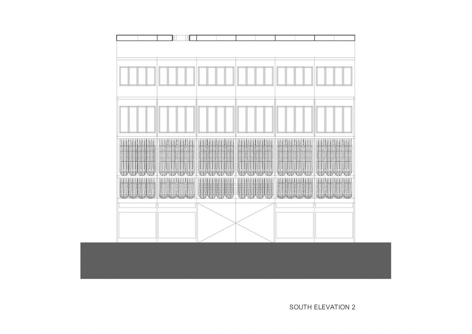 South elevation. Vibhavadi Office by Archimontage Design Fields Sophisticated.