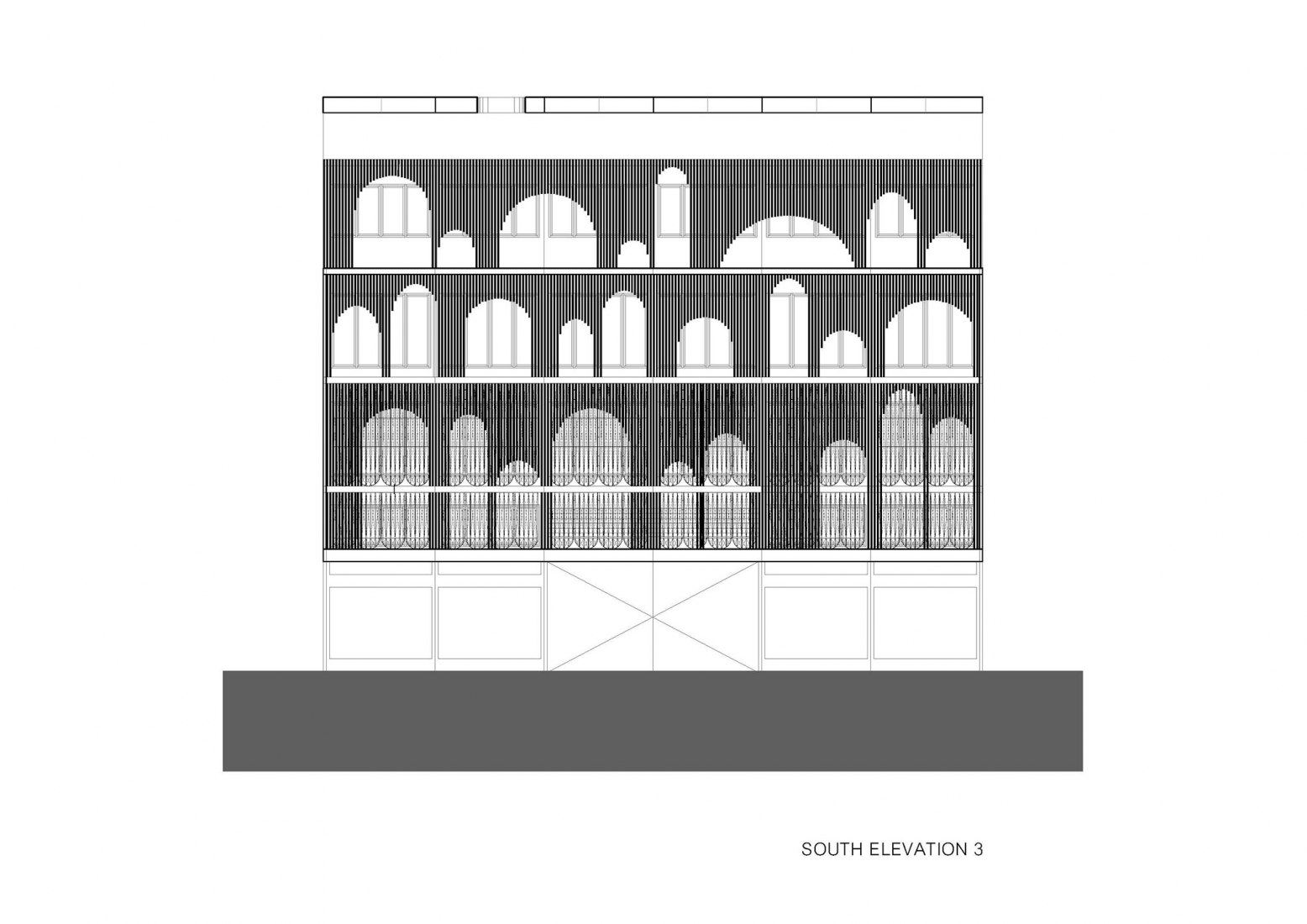 South elevation. Vibhavadi Office by Archimontage Design Fields Sophisticated.