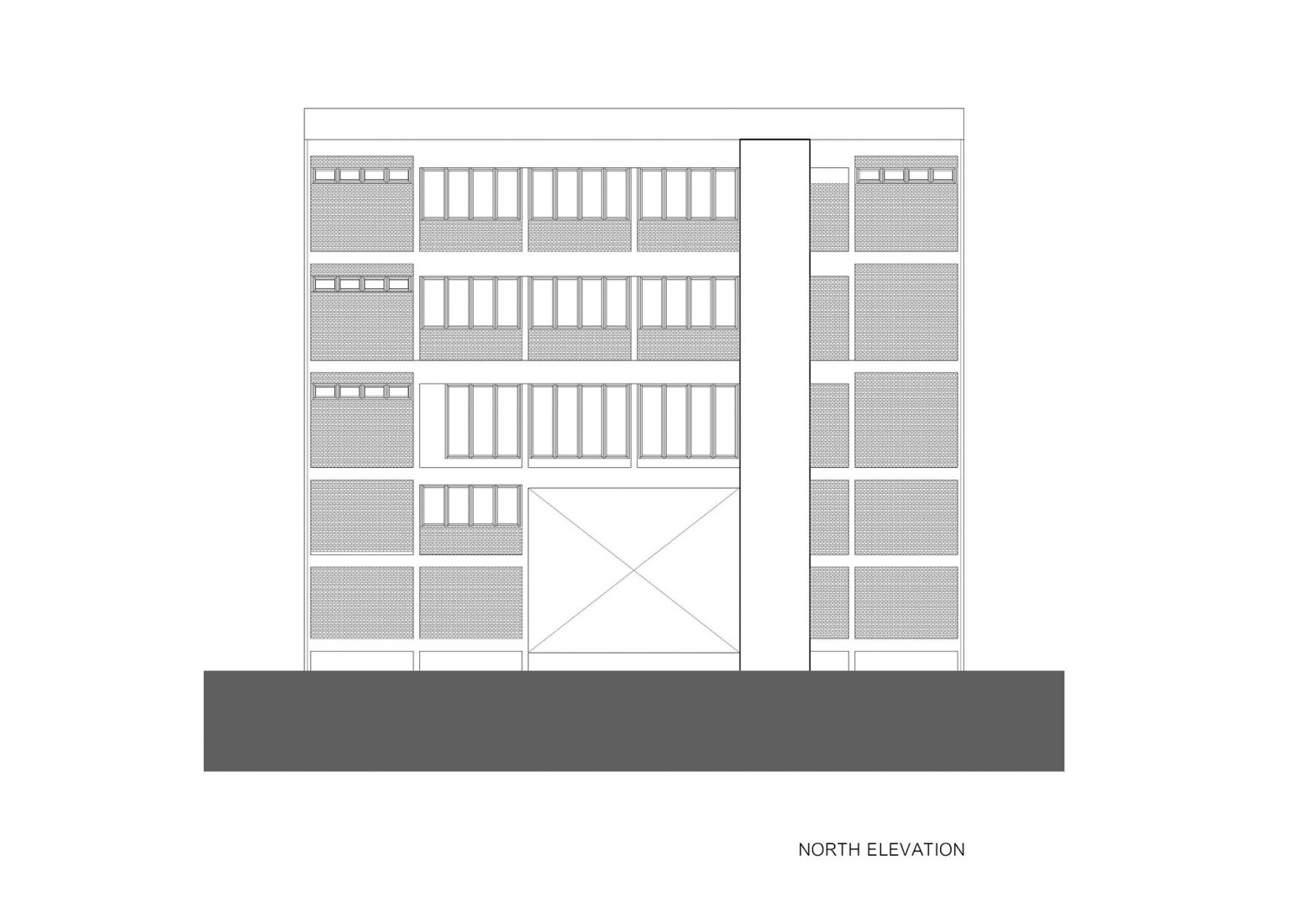 North elevation. Vibhavadi Office by Archimontage Design Fields Sophisticated.