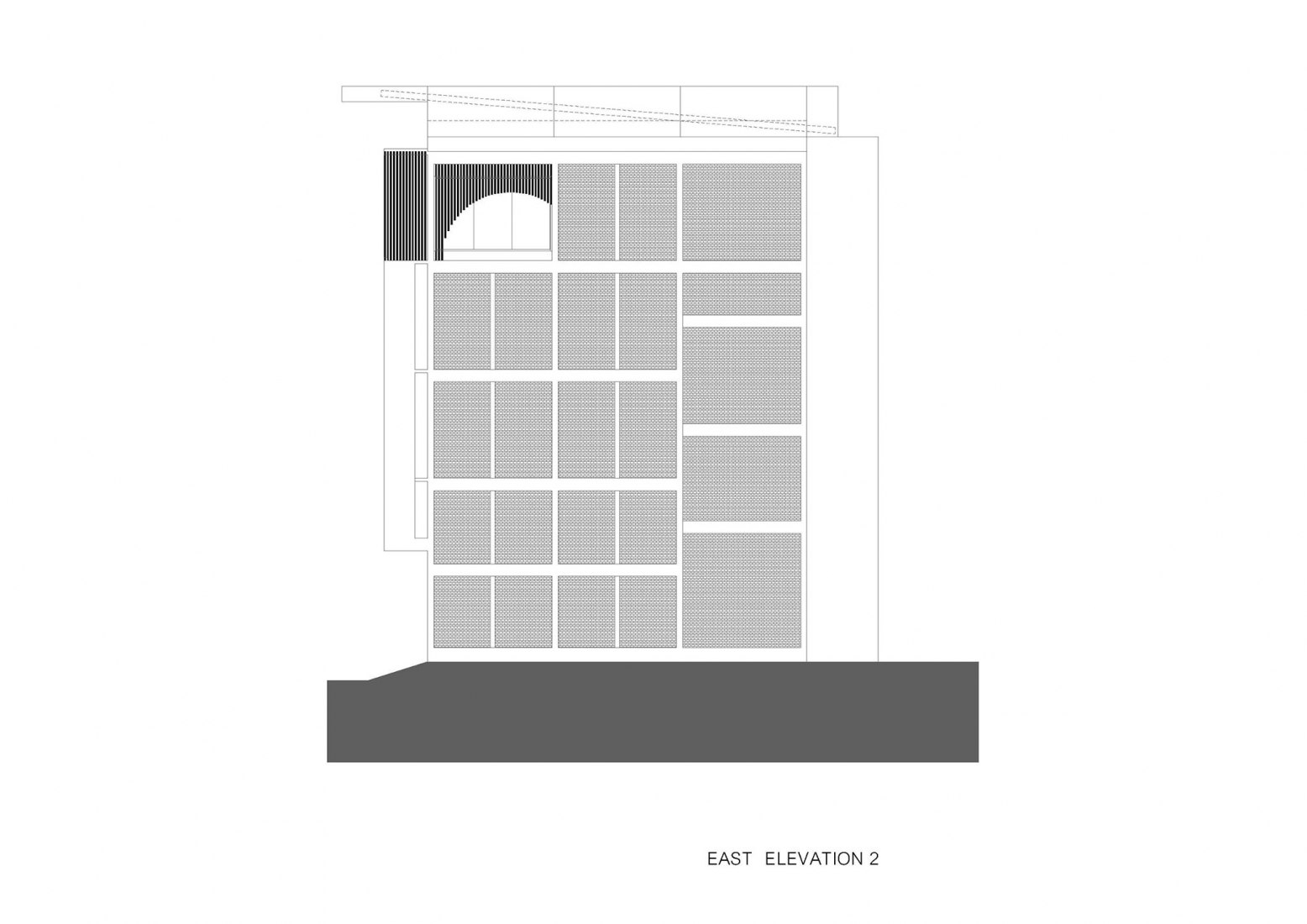 East elevation. Vibhavadi Office by Archimontage Design Fields Sophisticated.