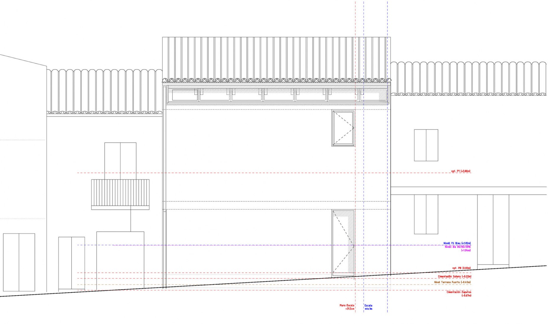 Elevation. Archivo Municipal by Aulets Arquitectes.
