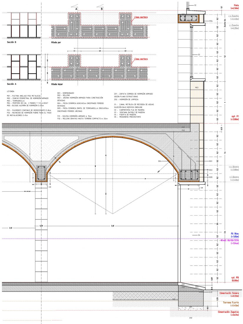 Detail. Archivo Municipal by Aulets Arquitectes.