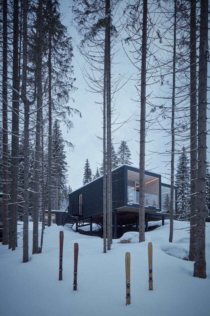 Shelters for Hotel Bjornson by Ark-shelter. Photograph by BoysPlayNice