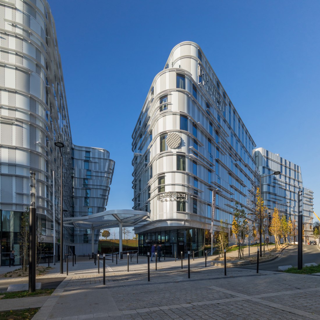 Exterior view. Hotels Accor by Arte Charpentier Architects. Photography by Christophe Valtin.