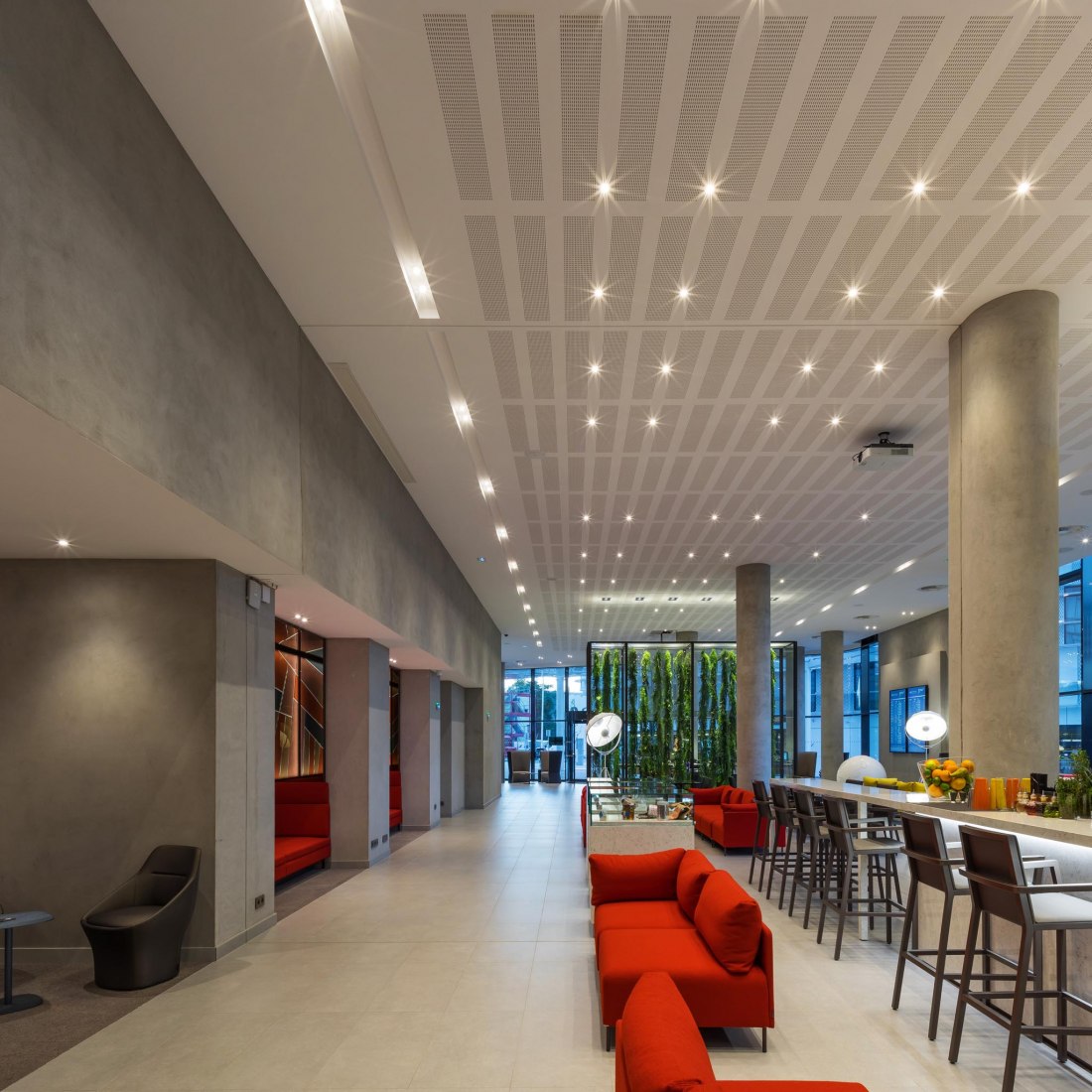 Exterior view. Hotels Accor by Arte Charpentier Architects. Photography by Christophe Valtin.