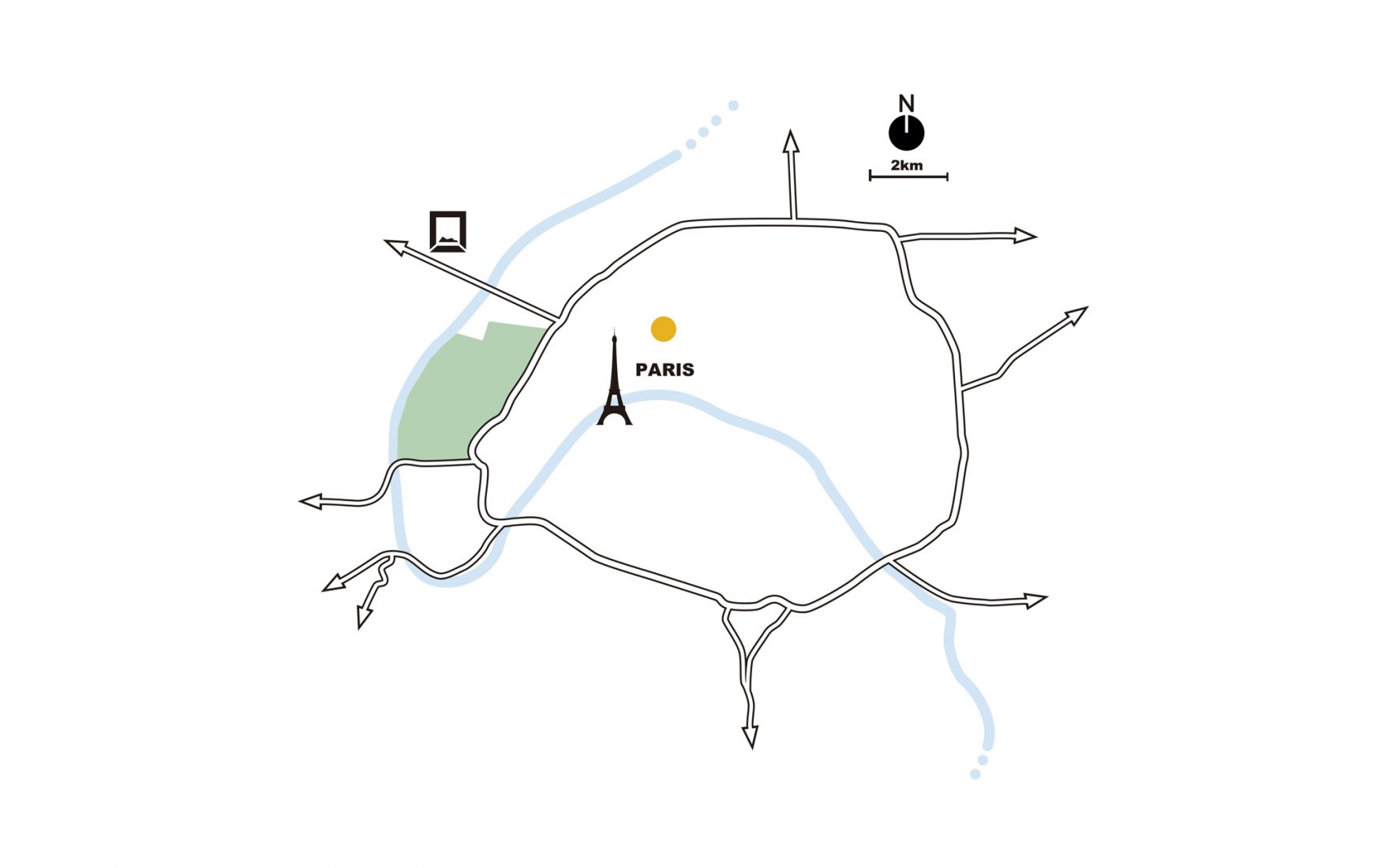 Plano de situación. Complejo de dificios ULTEAM por Arte Charpentier. 