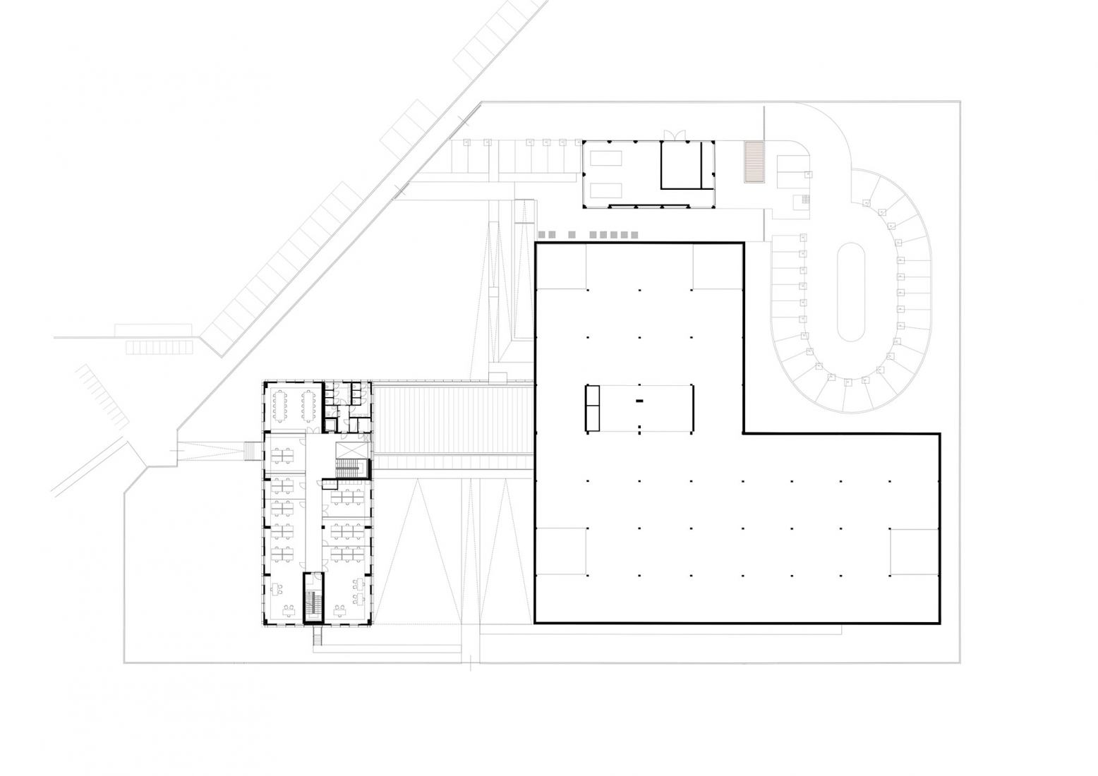 Planta primera. Testi 223, Injerto relacional por ARW Botticini+Facchinelli.