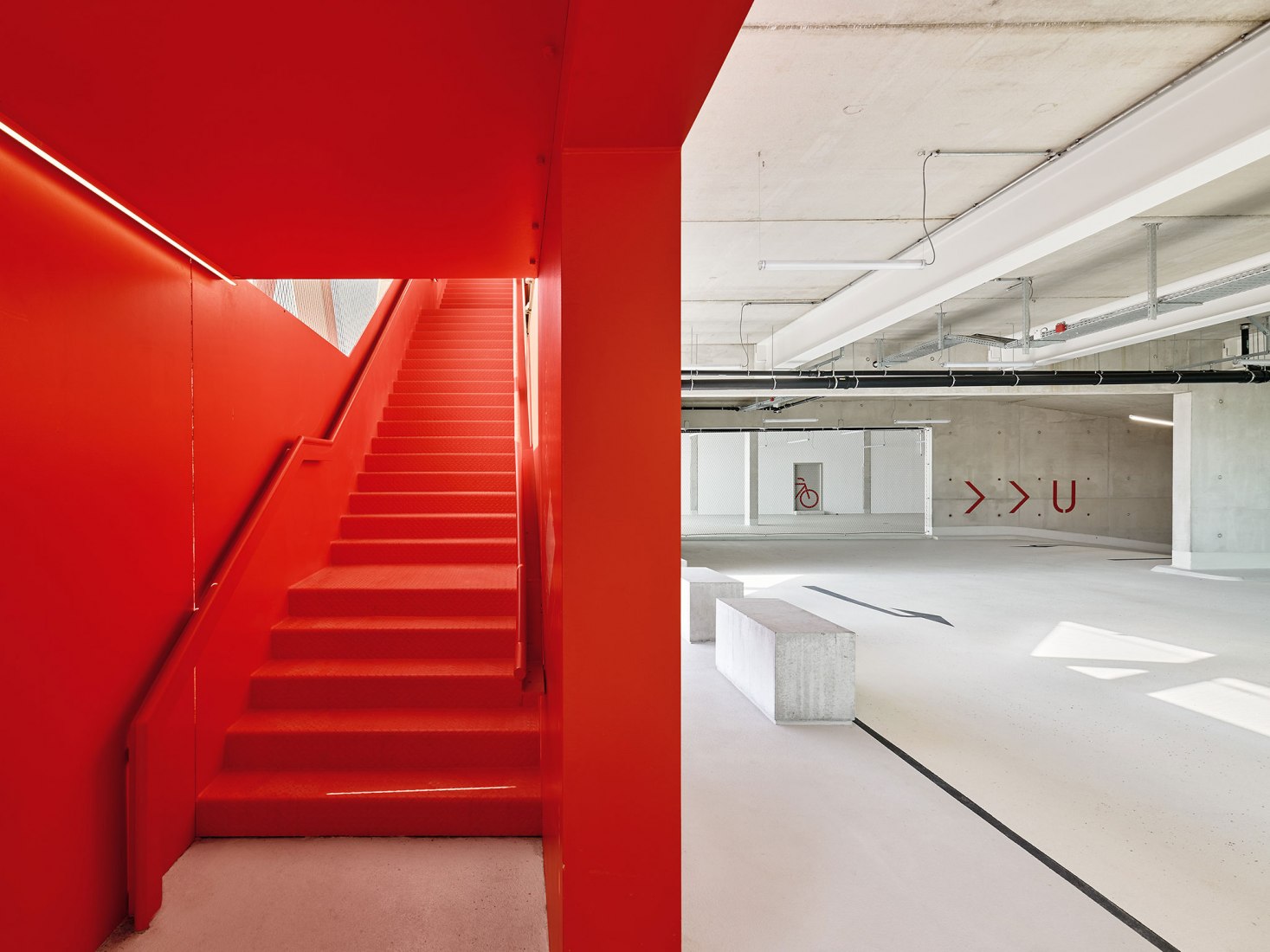 Aparcamiento energético por asp Architekten. Fotografía por Zooey Braun Fotografie.