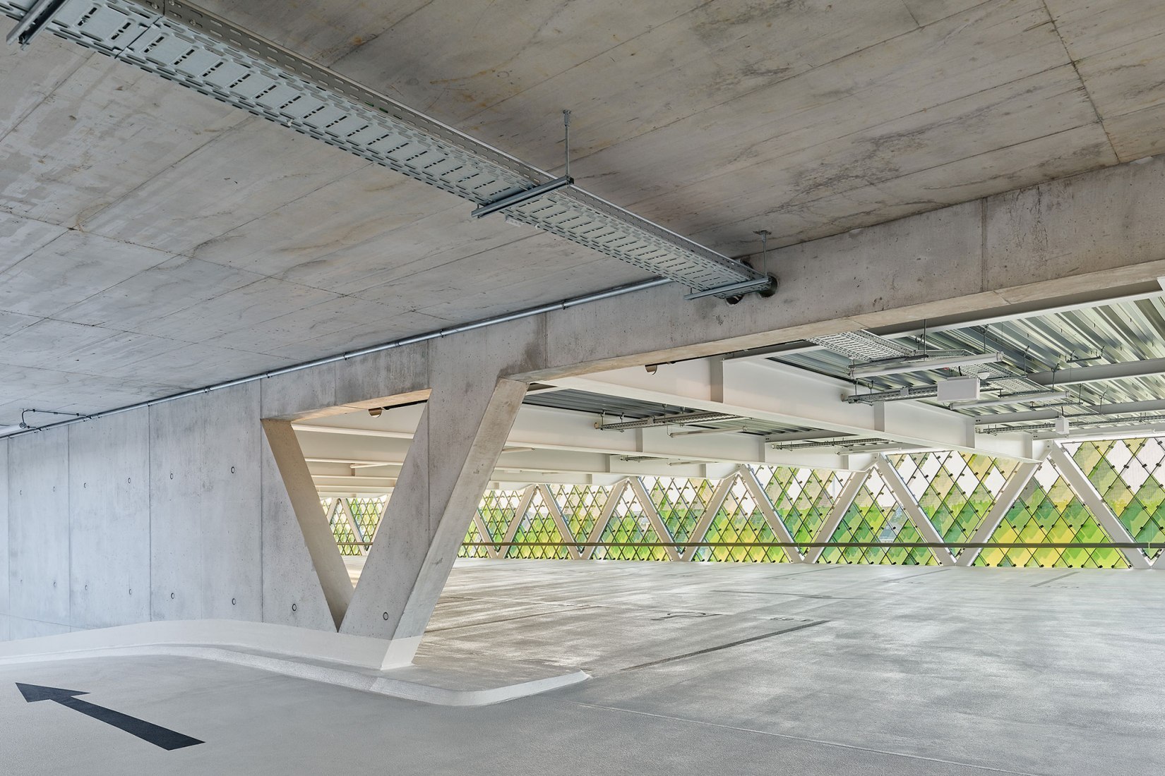 Aparcamiento energético por asp Architekten. Fotografía por Zooey Braun Fotografie.