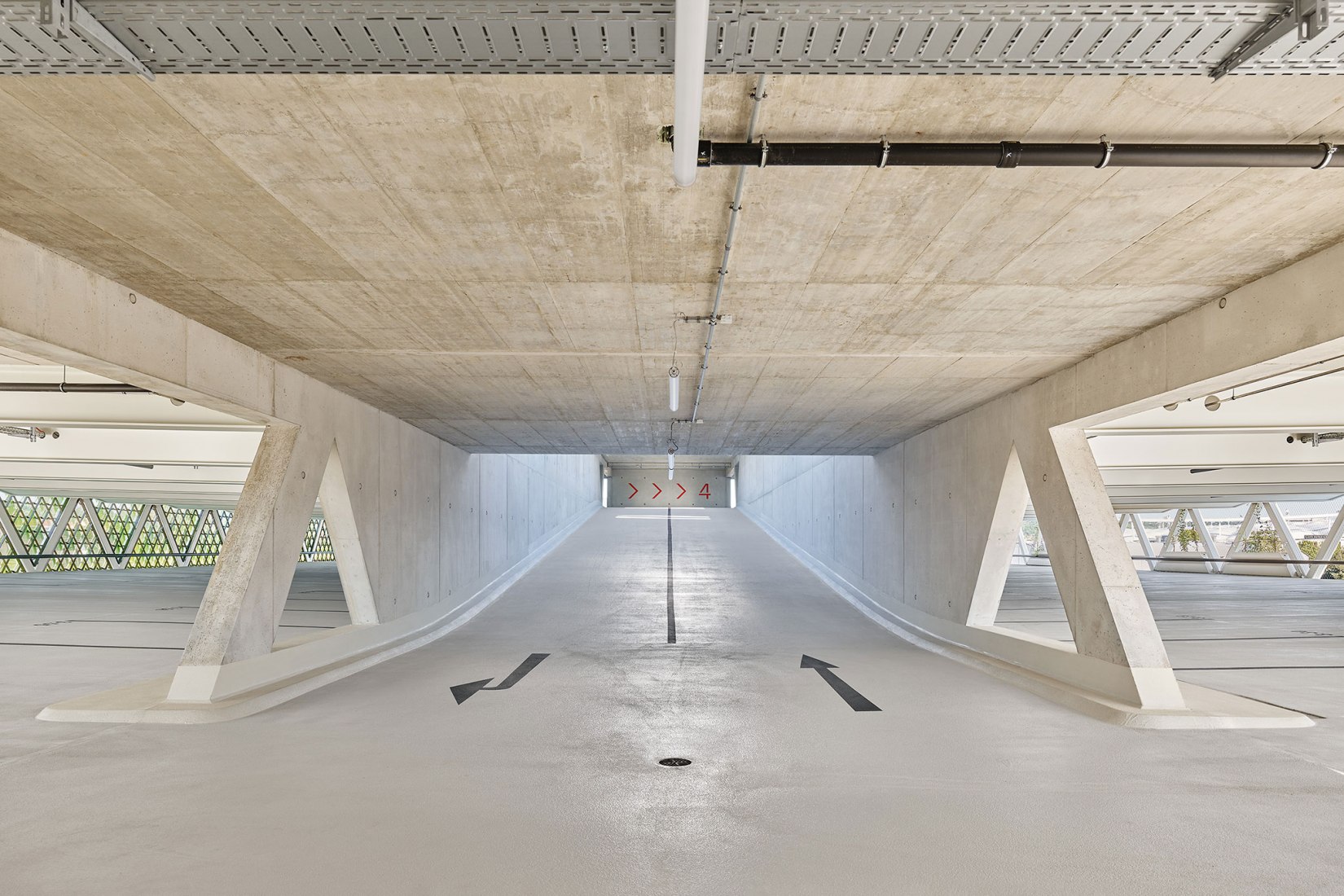 Aparcamiento energético por asp Architekten. Fotografía por Zooey Braun Fotografie.