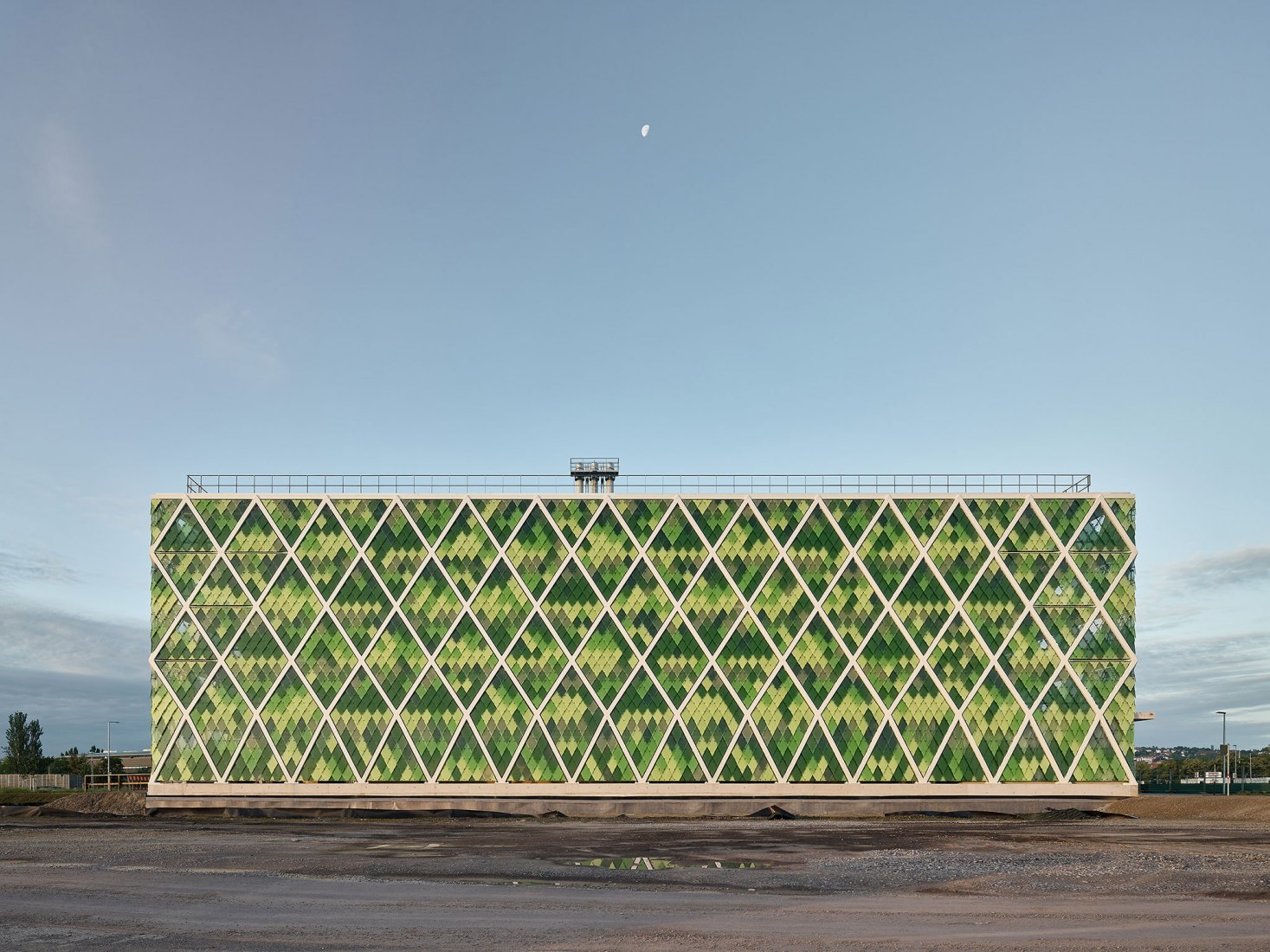 Aparcamiento energético por asp Architekten. Fotografía por Zooey Braun Fotografie.