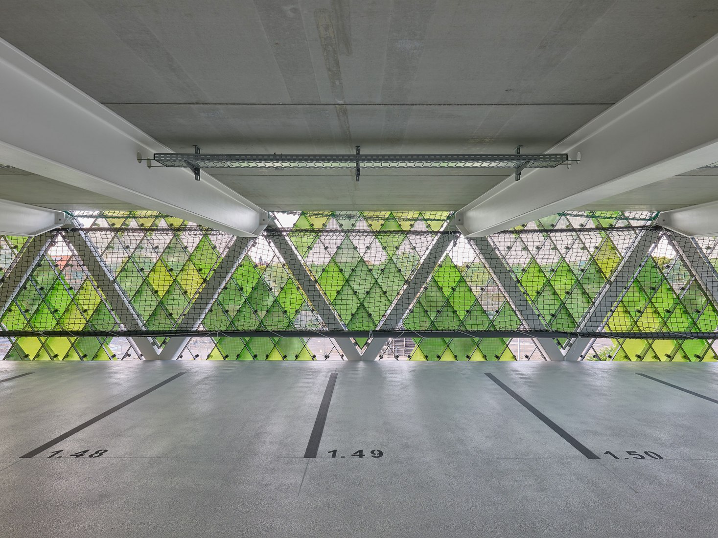 Aparcamiento energético por asp Architekten. Fotografía por Zooey Braun Fotografie.