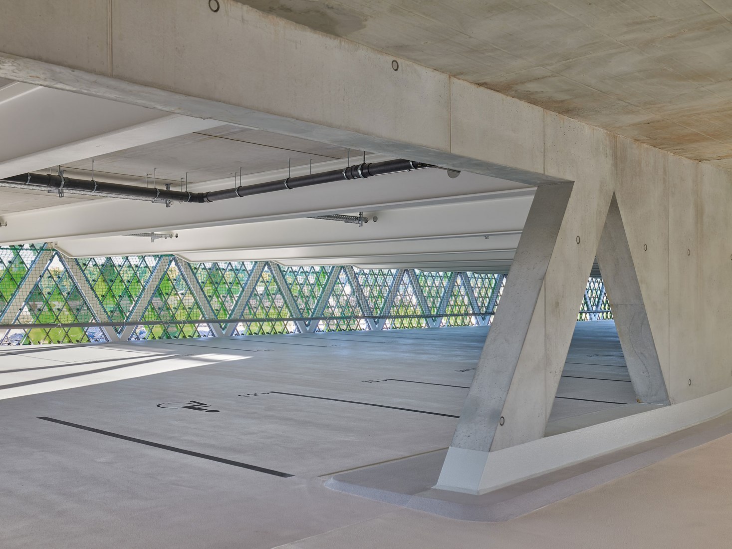 Aparcamiento energético por asp Architekten. Fotografía por Zooey Braun Fotografie.