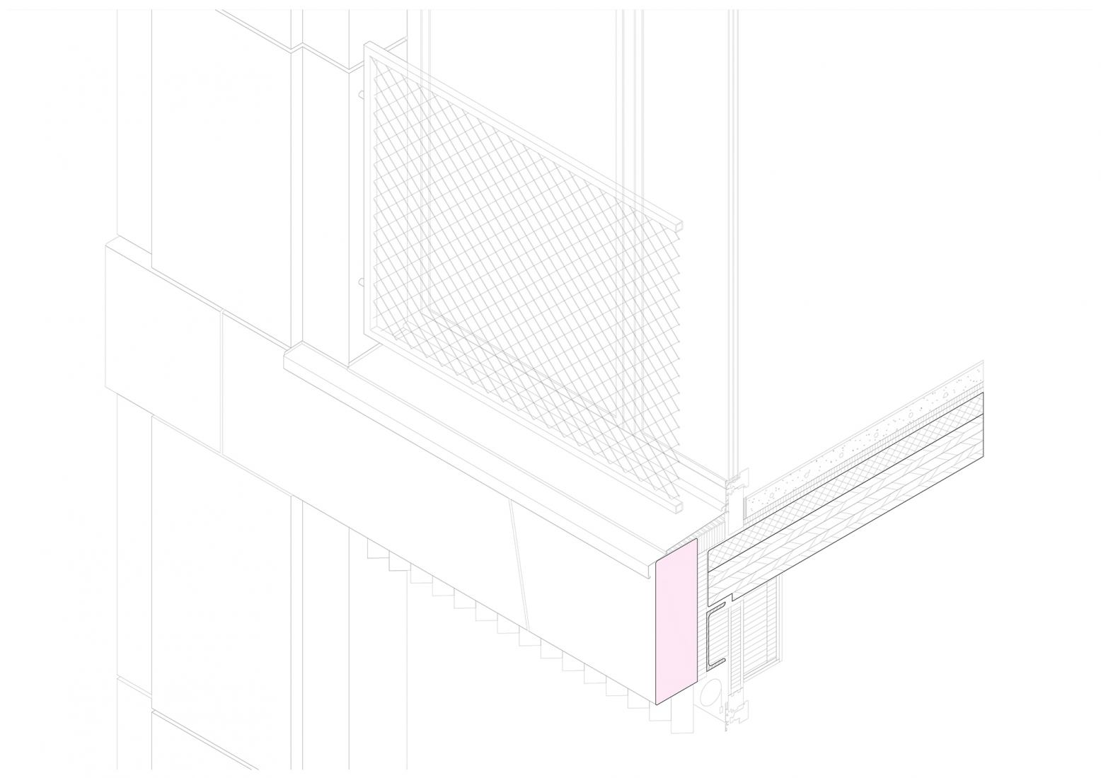 Detalle. 10 viviendas sociales a orillas del Ródano por Atelier Archiplein.