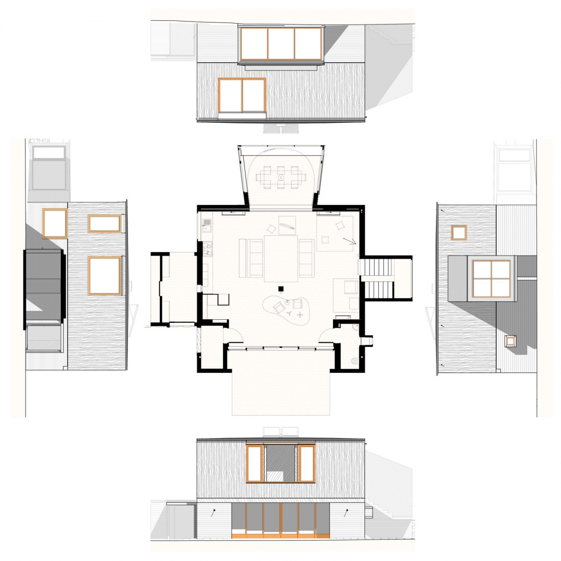 Diagram. Casa de Férias by ATELIERDACOSTA.