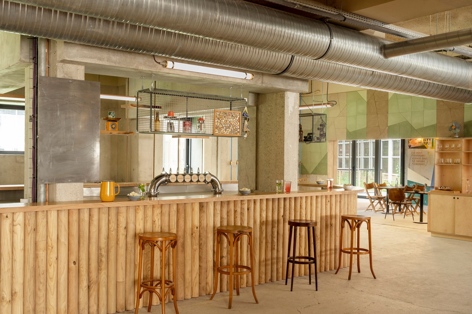 Restructuring of the Vieux Pont de Sèvres public passageways and climbing complex by Atelier du Pont. Photograph by Vincent Leroux.