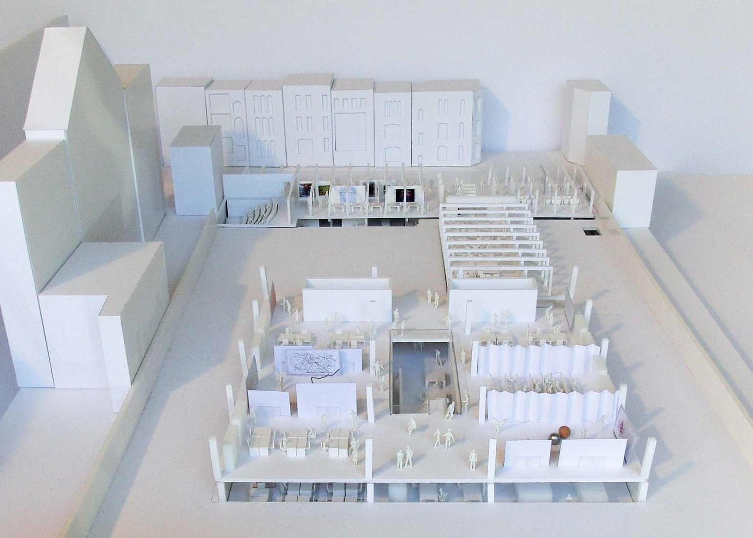 Maqueta. Transformación y ampliación de la Escuela de Artes Sint Lucas por Atelier Kempe Thill.