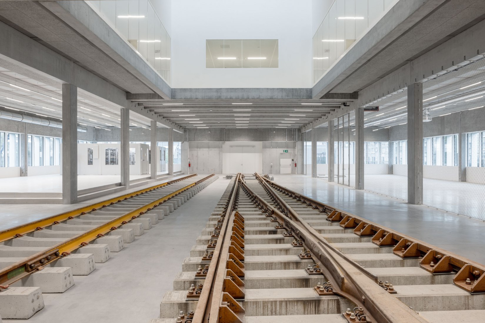Infrabel Academy Brussels by Atelier Kempe Thill. Photograph by © ULRICH SCHWARZ, BERLIN.