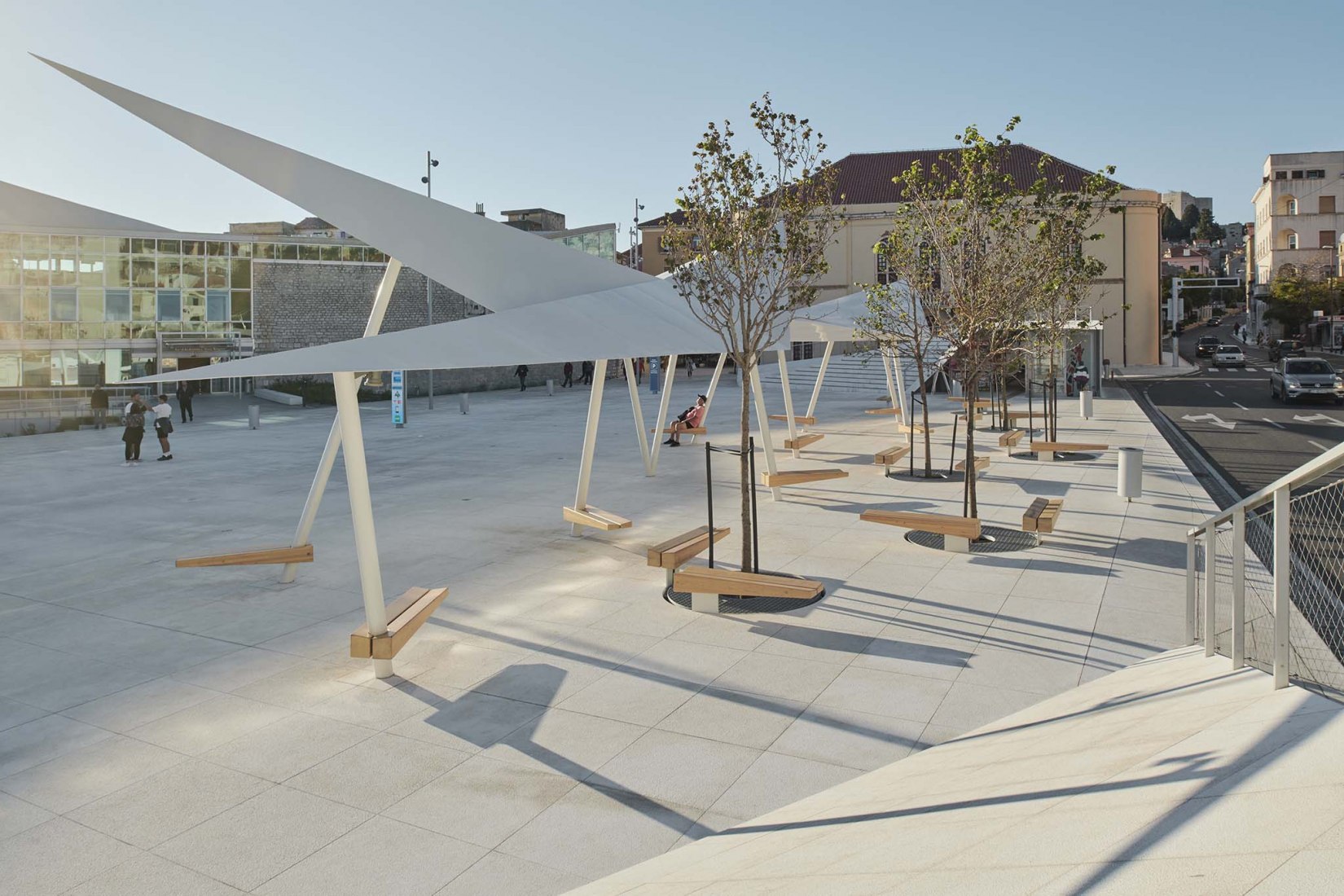 Poljana Square by Atelier Minerva + Institute for Architecure, Faculty of Architecture, University of Zagreb. Photograph by Marko Mihaljević