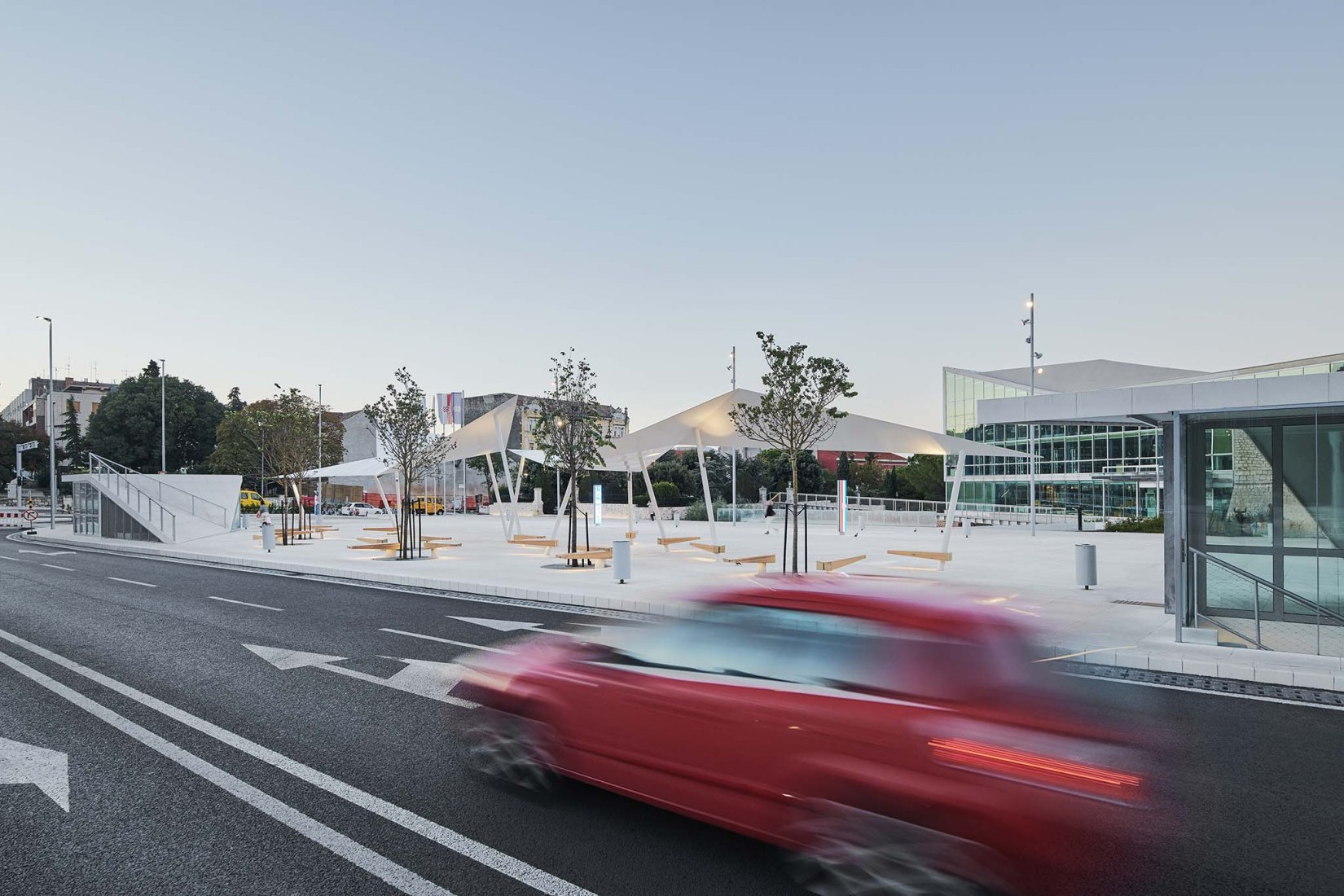Poljana Square by Atelier Minerva + Institute for Architecure, Faculty of Architecture, University of Zagreb. Photograph by Marko Mihaljević