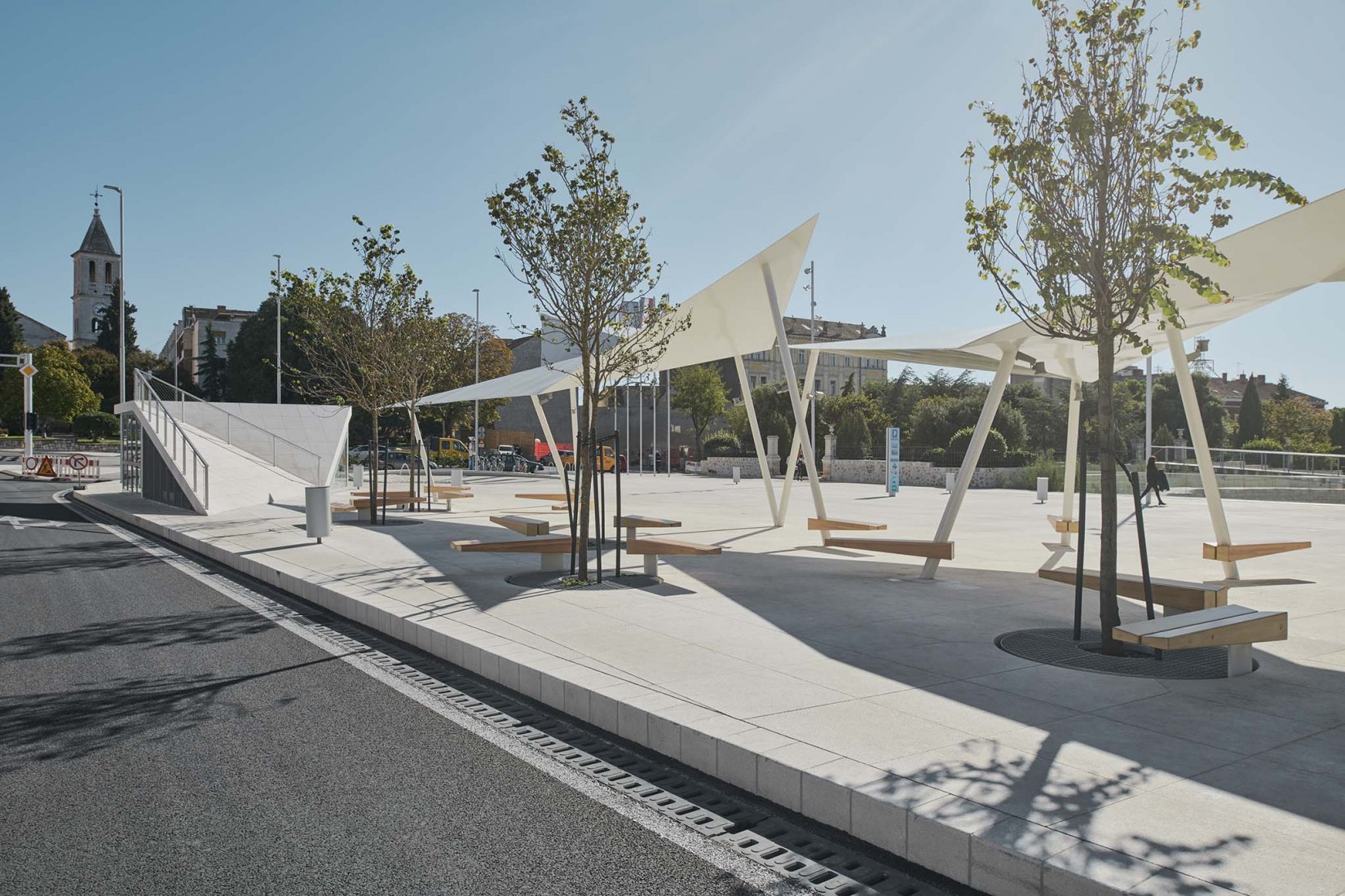 Poljana Square by Atelier Minerva + Institute for Architecure, Faculty of Architecture, University of Zagreb. Photograph by Marko Mihaljević