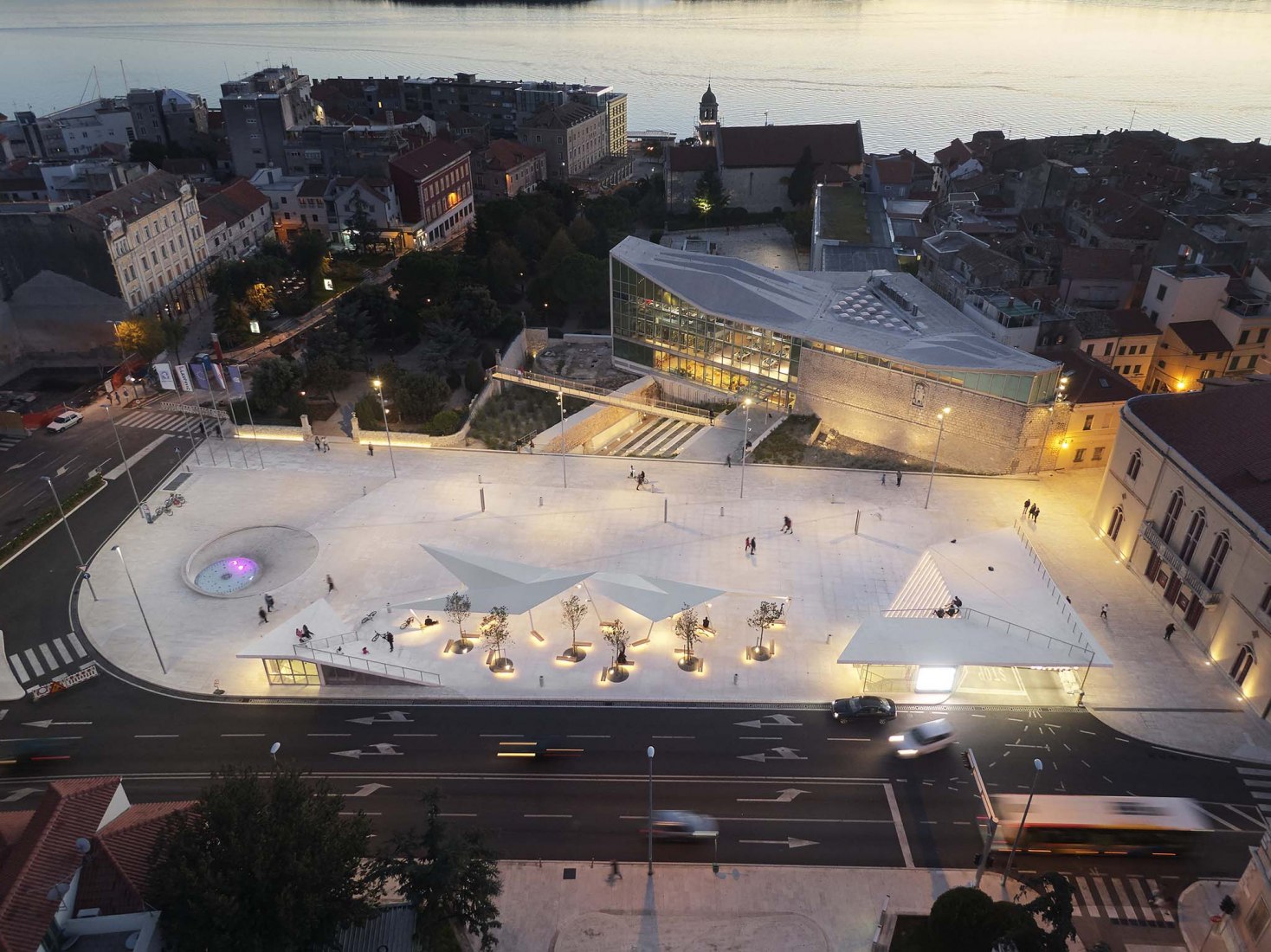 Poljana Square by Atelier Minerva + Institute for Architecure, Faculty of Architecture, University of Zagreb. Photograph by Ervin Husedžinović