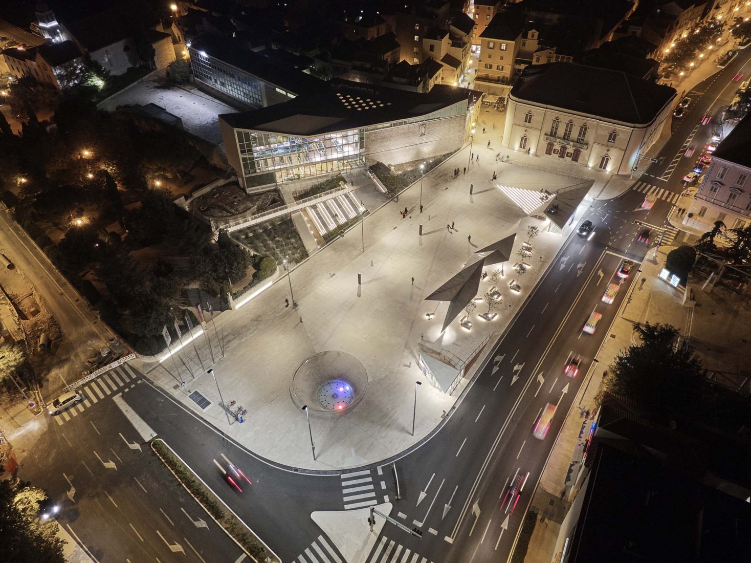 Poljana Square by Atelier Minerva + Institute for Architecure, Faculty of Architecture, University of Zagreb. Photograph by Ervin Husedžinović