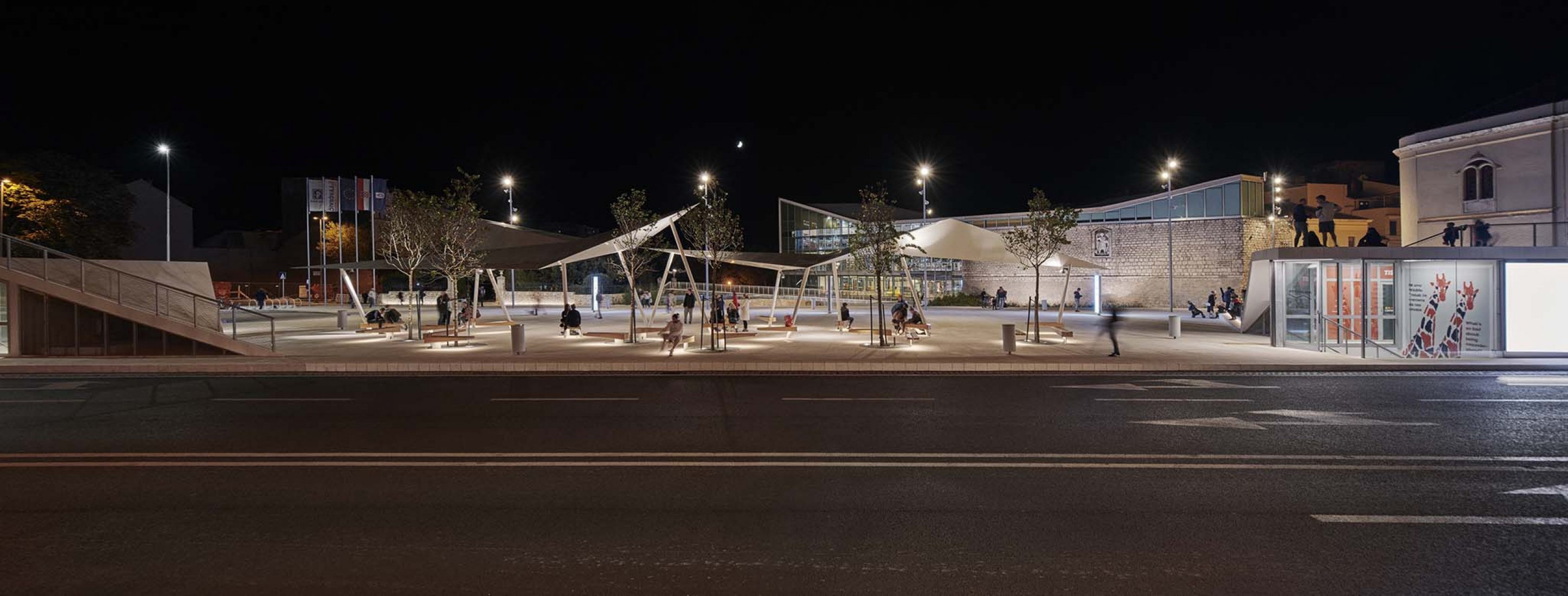 Poljana Square by Atelier Minerva + Institute for Architecure, Faculty of Architecture, University of Zagreb. Photograph by Marko Mihaljević