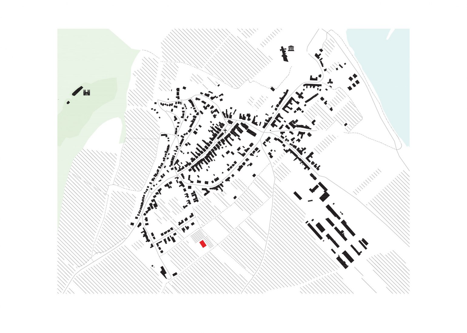 Site plan. Winery Friends of Pavlova by Atelier Štěpán.