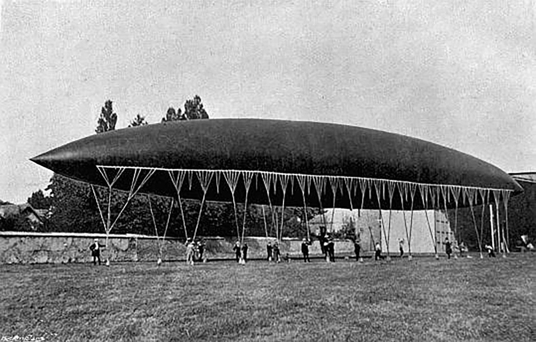 Imagen conceptual. Airship no7 por Alberto Santos Dumont.