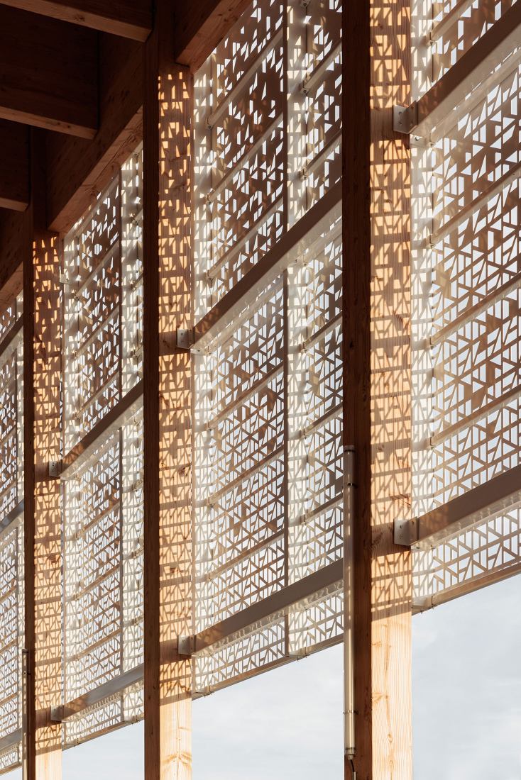 Game and Media Library L’échappée by Atelier WOA. Photograph by Salem Mostefaoui.