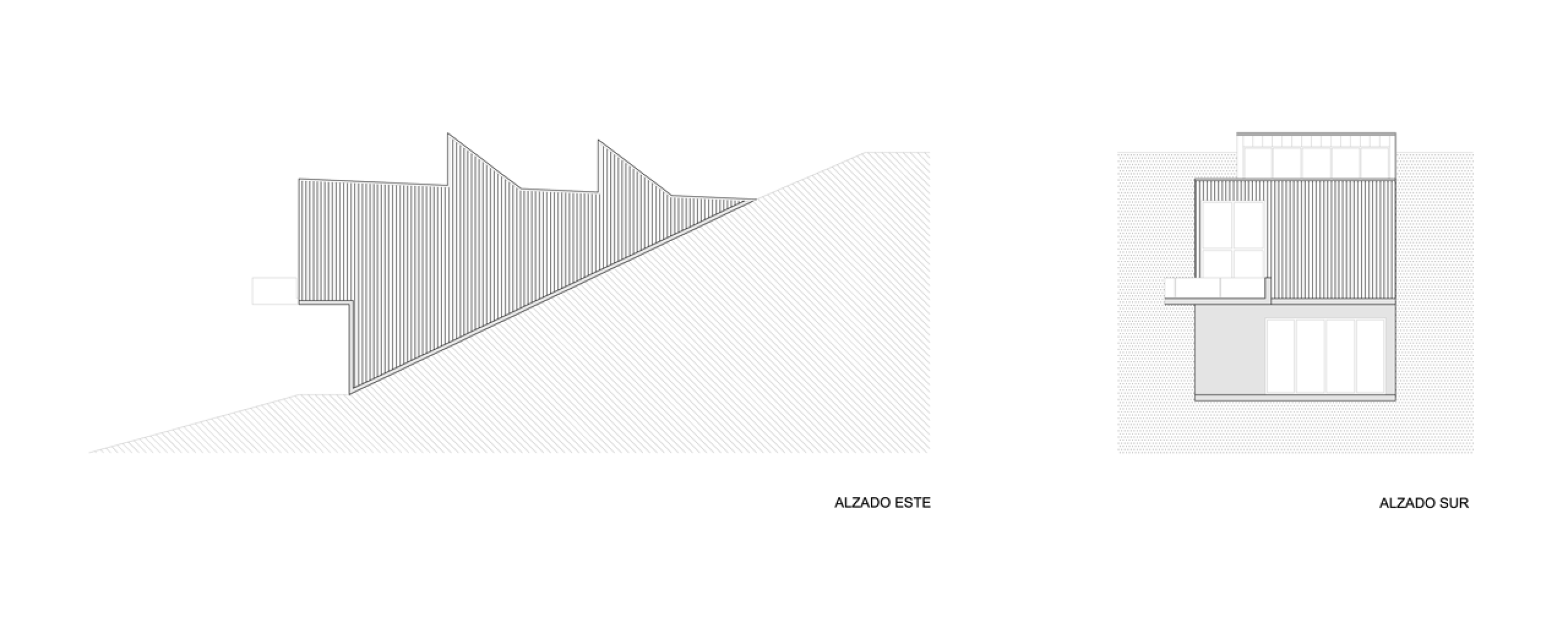 Elevation. Atelier Albert Oehlen by Ábalos + Sentkiewicz and Enguita & Lasso Architects. 