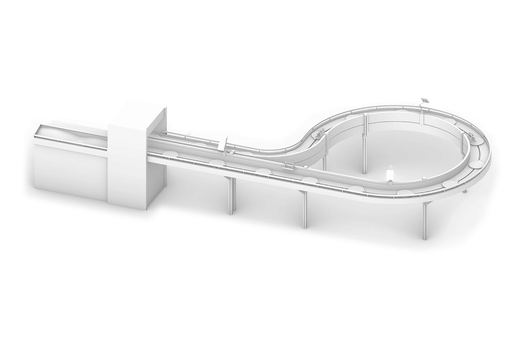 Rendering. BABAMA Concept Store by ATMOSPHERE Architects.