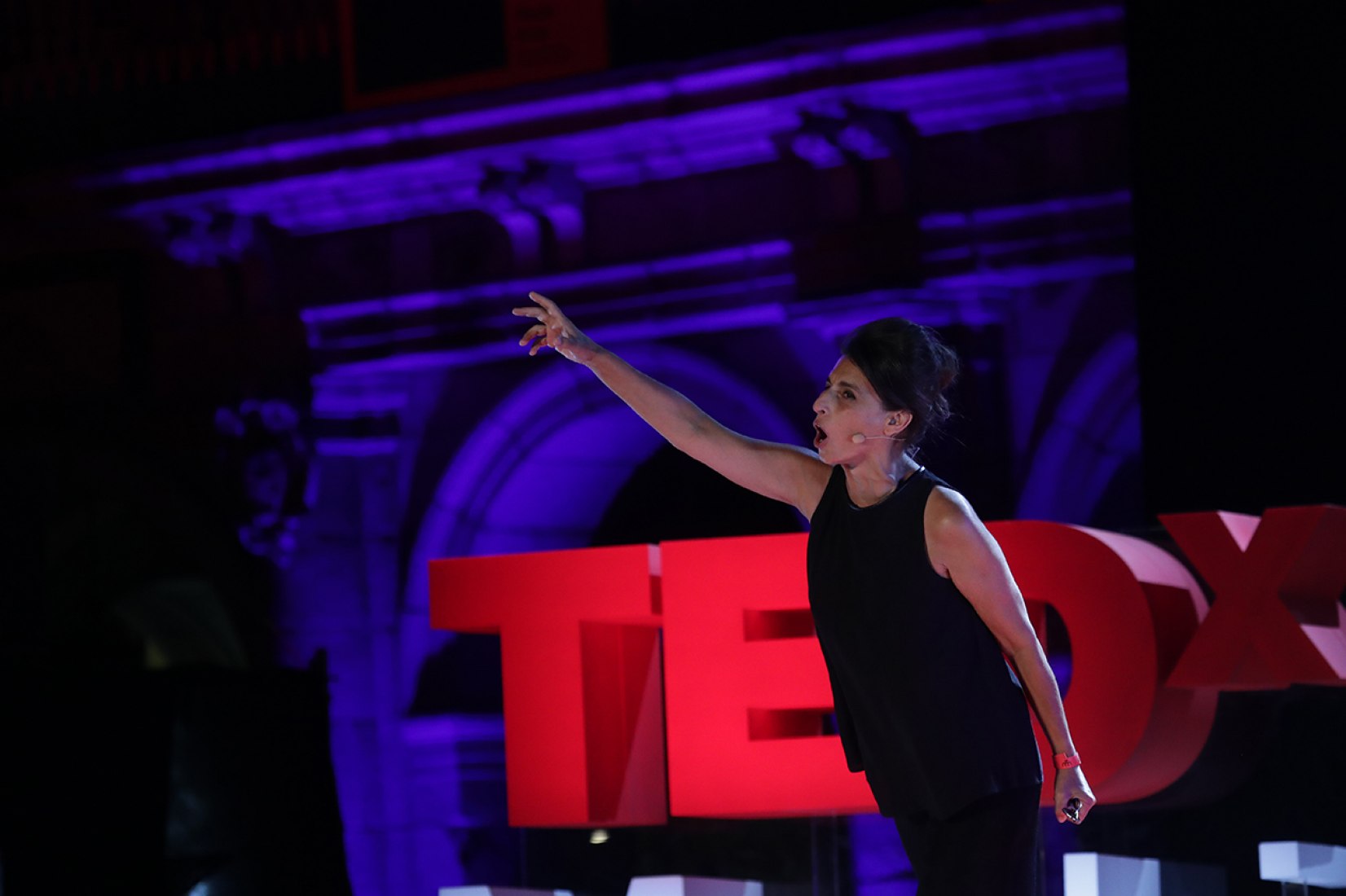 Atxu Amann en TED, imagen vía MACA