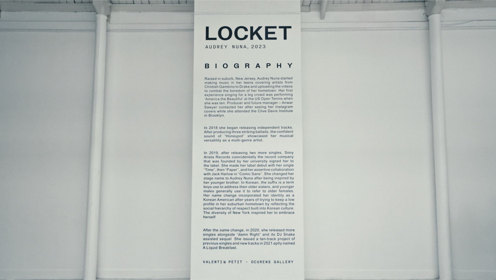 Audrey Nuna lanzó su nuevo sencillo “Locket”.