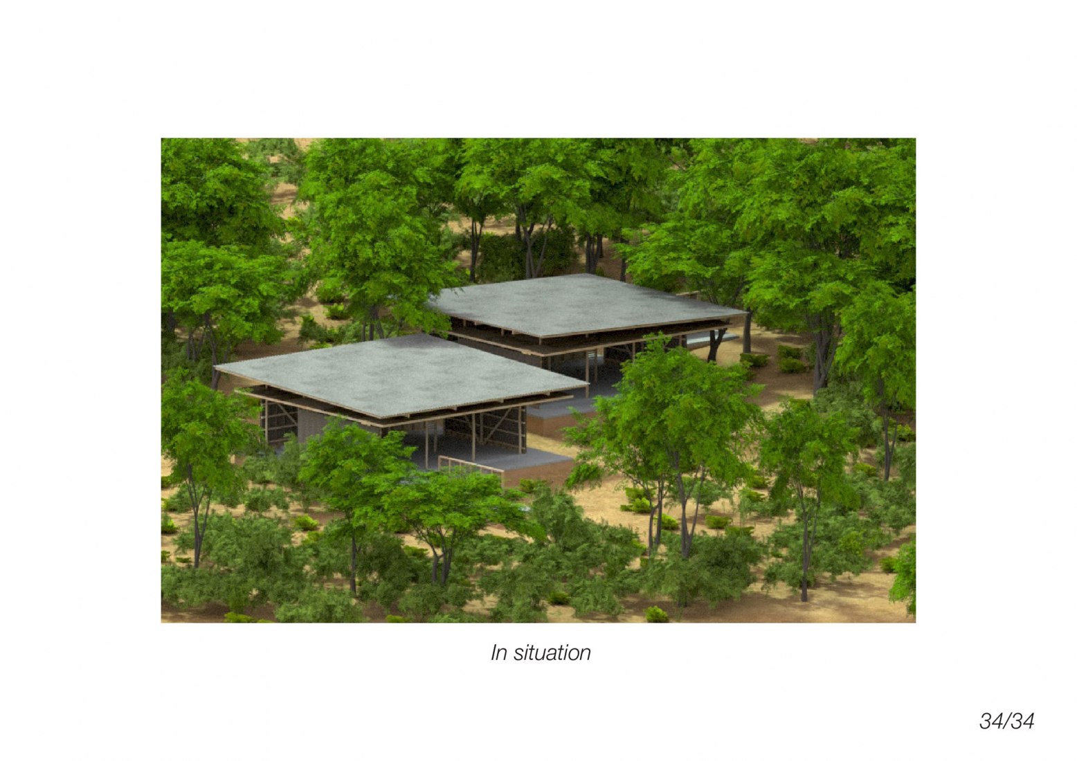 Visualización. Centro de Educación Eco Moyo por AUG, Architectopia, Jan Kazimierz Godzimirski
