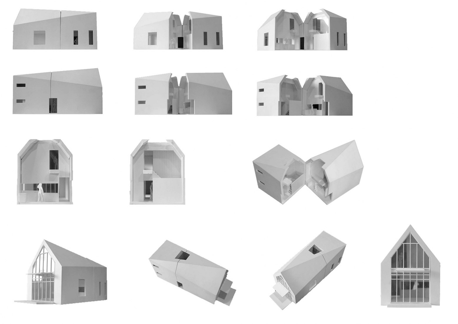 Maqueta. Estudio arquitectónico. Casa Sentinel por Aurelien Chen. © Aurelien Chen