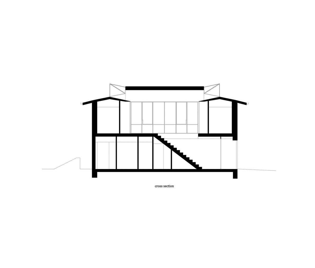 Sección transversal. Re-House por AZAB