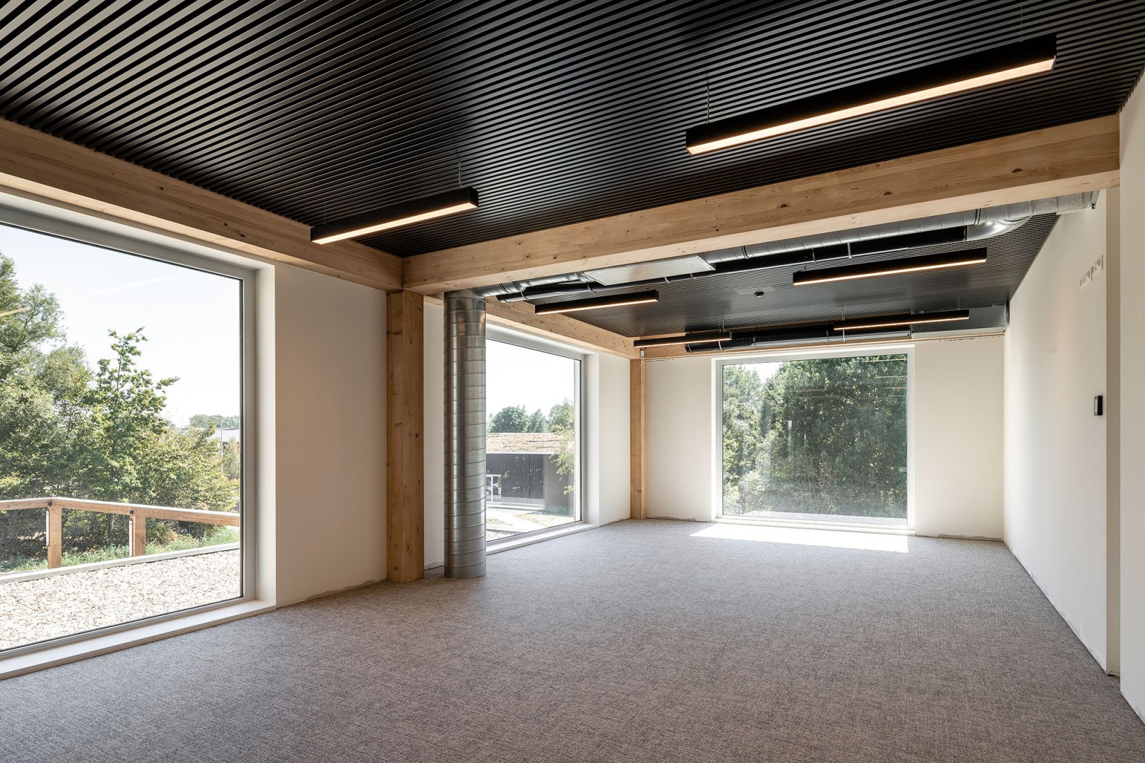 Campus Aquafin por B-architecten. Fotografía por Olmo Peeters.