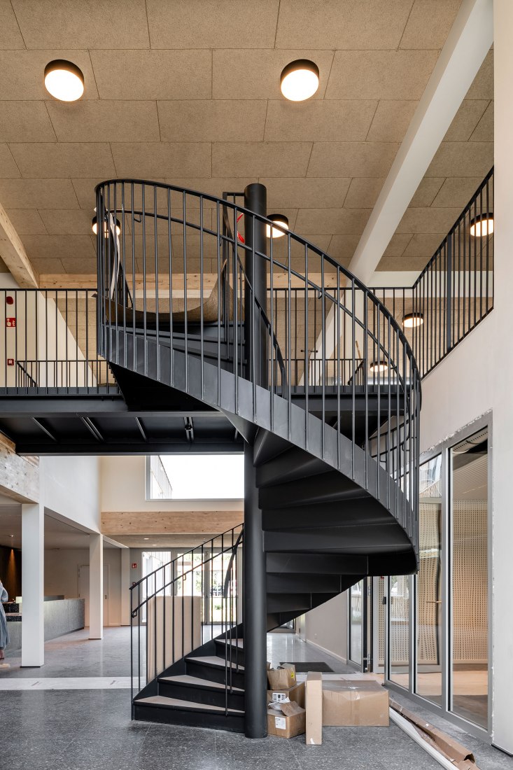 Campus Aquafin por B-architecten. Fotografía por Olmo Peeters.
