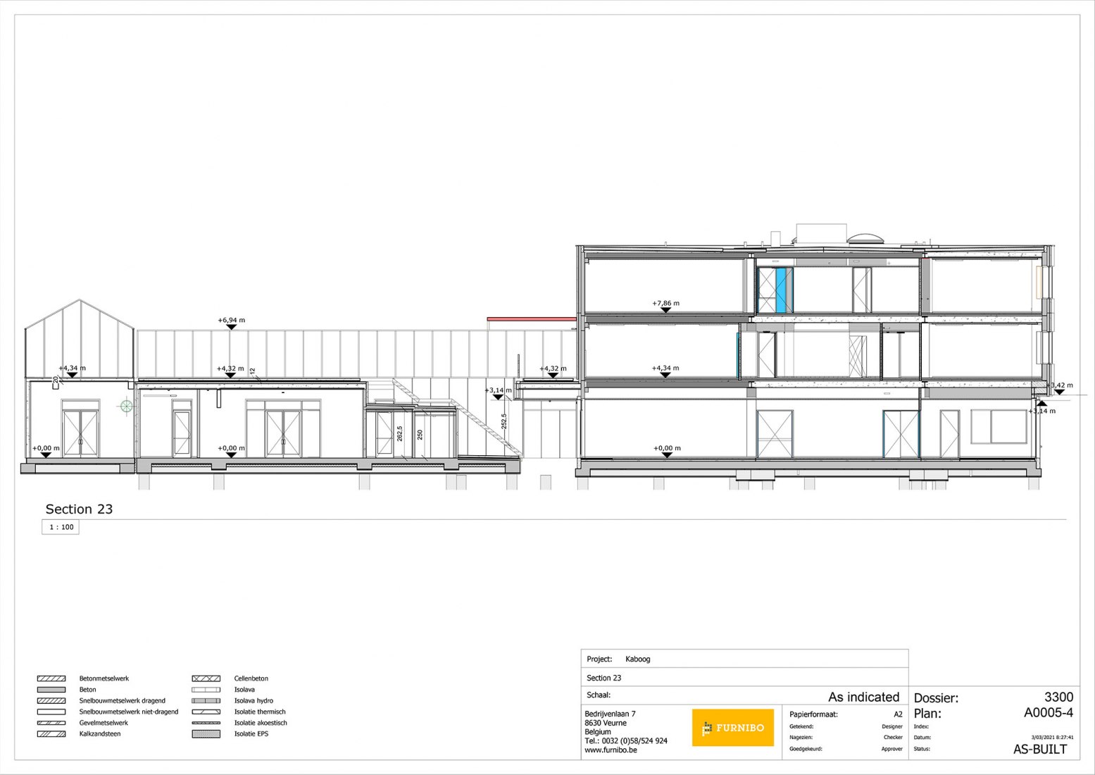 Sección 23. Kaboog por B-architecten.