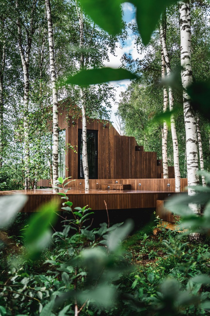 Maidla Nature Resort por b210 architects. Fotografía por Priidu Saart