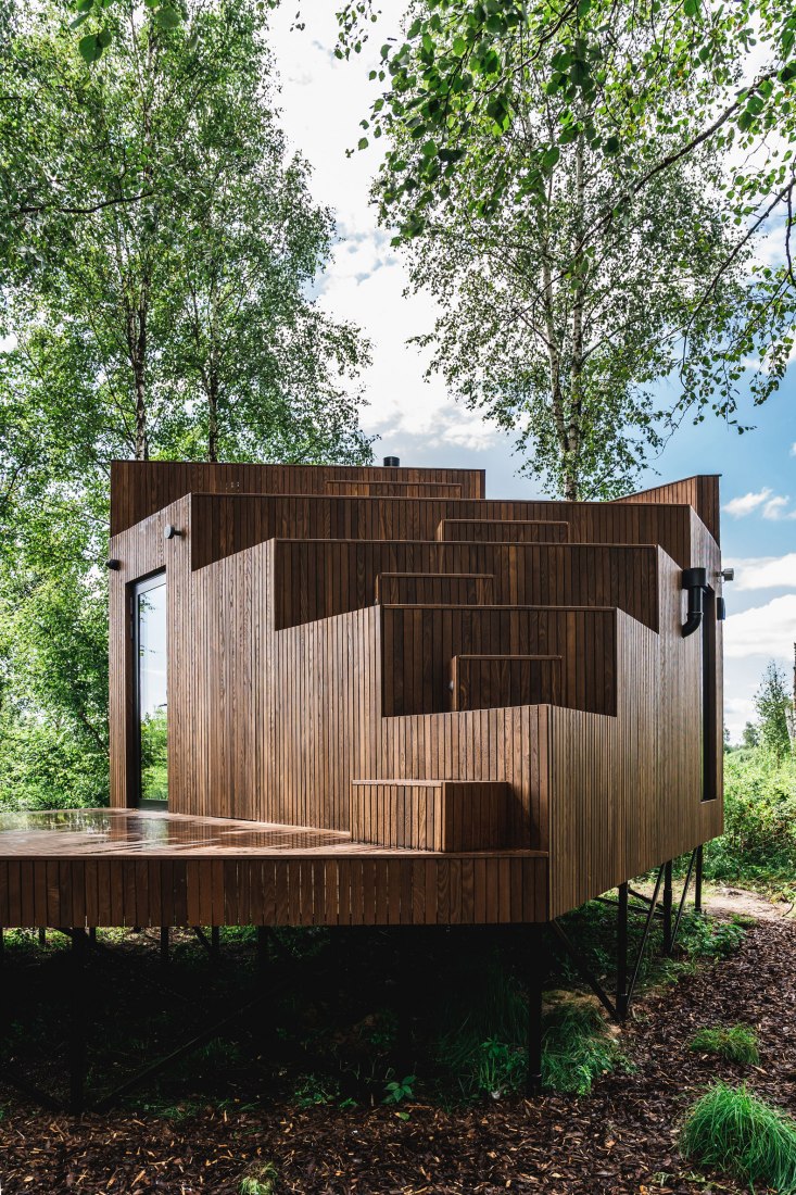 Maidla Nature Resort por b210 architects. Fotografía por Priidu Saart