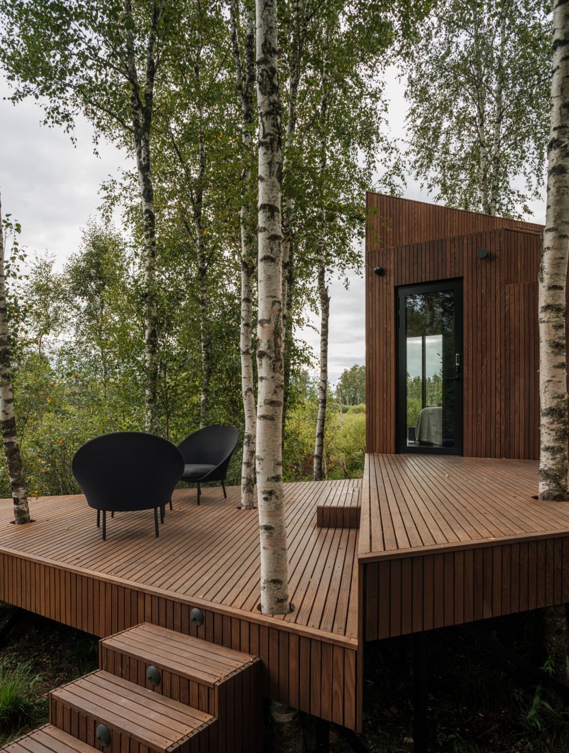 Maidla Nature Resort por b210 architects. Fotografía por Tõnu Tunnel