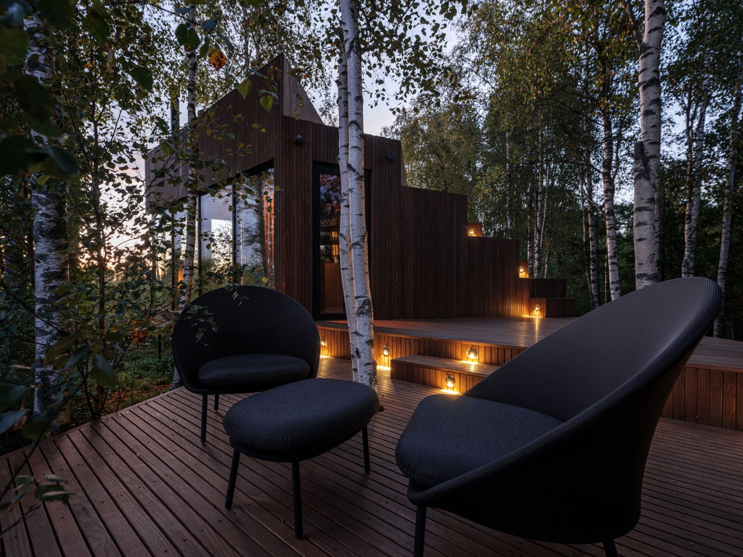 Maidla Nature Resort por b210 architects. Fotografía por Tõnu Tunnel